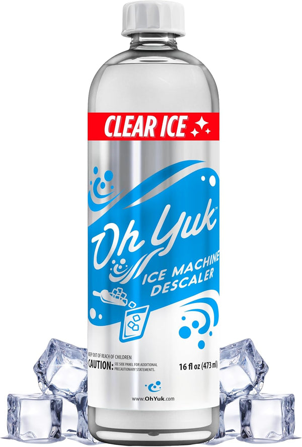 Oh Yuk Ice Machine Cleaner Descaler Scale & Buildup Remover, Nickel-Safe Ice