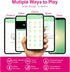 Pink Fun App Controlled Wearable Vibrator for Couples, Bluetooth Remote Control Butterfly Vibrator with G-Spot