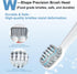 Set 5 5 50-Day IPX7 2-Min Sonic Electric Toothbrush for Adults, Modes Rechargeable Toothbrush with Brush Heads, Battery