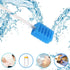 Wellgler's Oral Care Swabs Disposable - Blue, 100 Counts for Convenient Oral Hygiene