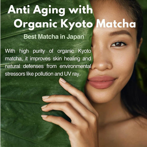 KITAO Hydrating & Moisturizing Face & Body Toner Lotion, Organic 2-in-1 Matcha Moisturizer from Japan, 6.7 fl oz/200ml