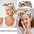 VELSCRUN 6 Pack Spa Headband Set, Makeup & Face Wash Headbands for Women, Leopard D