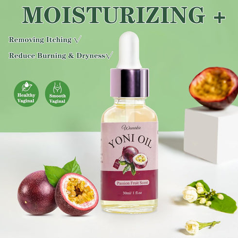 Wovarkie 3 PCS Yoni Oil for Women pH Balance, Feminine Deodorant Vaginal Moisturizer, Feminine Care All Natural Yoni