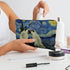 Pug Gifts for Pug Lovers, Starry Night Pug Makeup Bag, Cute Aesthetic Dog Makeup Pouch
