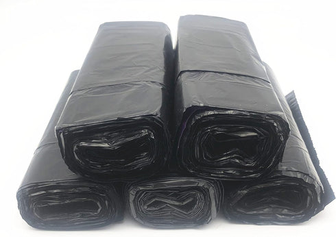 5 Gallon Black Drawstring Trash Bags, 100 Counts Small Garbage Bag for Home Trash Can Liners