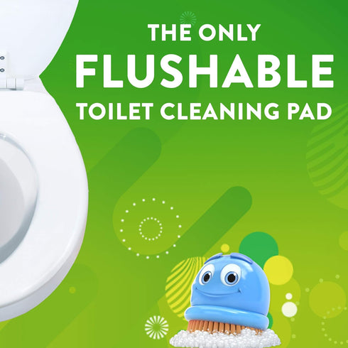 Scrubbing Bubbles Flushable Toilet Bowl Wand Cleaner Refills, Citrus Scent Toilet Refill Pads, 20 Count (Pack of 2)