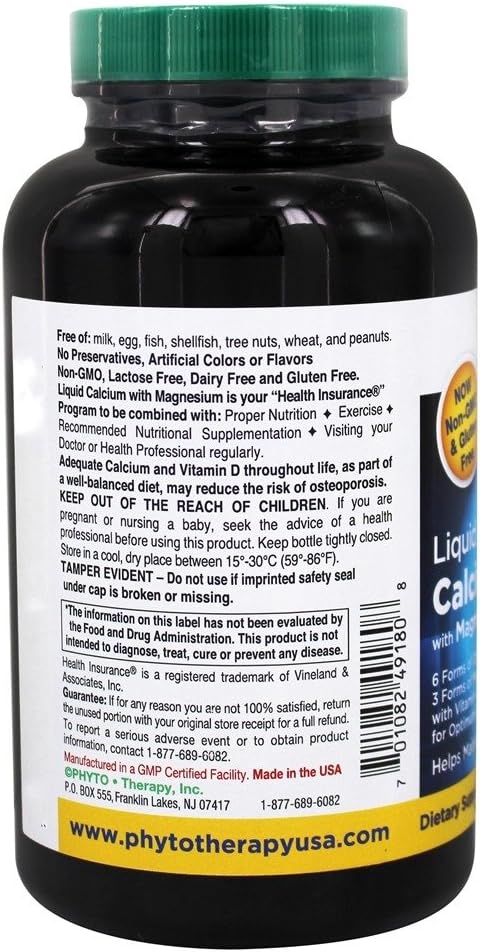Phytotherapy Rx Calcium Liquid Softgel, 180 per pack