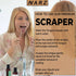 NARZ Professional Tongue Scraper for Bad Breath, Reusable Stainless Steel Cleaners with Dual Carved Handle for Adults &