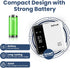 UV Toothbrush Sanitizer Holder & Cleaner with LED Clock Display & Hot Air Drying Wall-Mounted UV Tooth Brush Holder