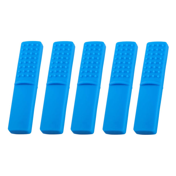 Zdxftc 5 Pcs Blue Chewy Oral Tubes Tough Bar for People with ADHD,