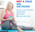 Ice Packs for Injuries, 8 Pack Soft Gel Pack, Hot and Cold Compress for Kids, First Aid, Pain Relief