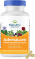 Ridgecrest Herbals AdrenaLove, Stress and Energy Support Supplement, 60 Vegan Caps, 30 Serv
