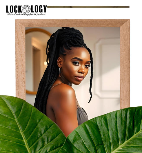 Peppermint Tea Tree Loc Oil for Dreads & Locs, Natural Dreadlock Hair Products, Black Owned