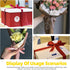 10 Rolls Satin Ribbon Set - 1-1/2" x 25 Yards - Double Face & Single Face Polyester Satin for Gift Wrapping