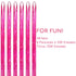 WENNALIFE Hair Tinsel Kit | Rose Red Fairy Hair Tinsel 1200 Strands for Christmas Hair Sparkle Extensions