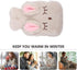 VOSAREA Warm Water Bag Silicone Hot Water Bottle Menstrual Electric Handwarmers Silicone Water Bottle Rabbit Hot Water
