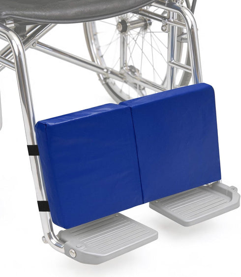 JZHLLA Wheelchair Leg Rest Pad High-Density Foam Leg Support with Adjustable Straps and