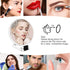 30x Magnifying Travel Mirror, Handheld Double Side Mirror with 1X 30X Magnification & Adjustable Handle for Makeup