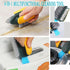 4-in-1 Grout Brush with Squeegee, Heavy-Duty Scrub Brushes for Bathroom & Kitchen Cleaning, Green