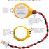 CMOS ML1220 Battery for DELL XPS 13 15, BIOS RTC with 2 Wire Cable