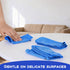 Xyembu 10 Pack 6"x6" Microfiber Cleaning Cloth Reusable Cleaning Rag Fast Drying Kitchen Towels Microfiber Towels Cars