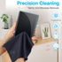 SmoTecQ 32 Pack Microfiber Cleaning Cloths for Glasses (Individually Wrapped) - Premium Optical Lens Cleaner