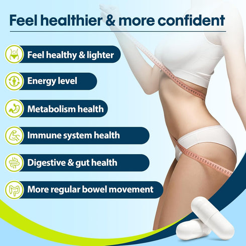 Probiotics for Women and Men, 300 Billion CFU from 12 Strains, 60 Capsules for Gut & Immune Health