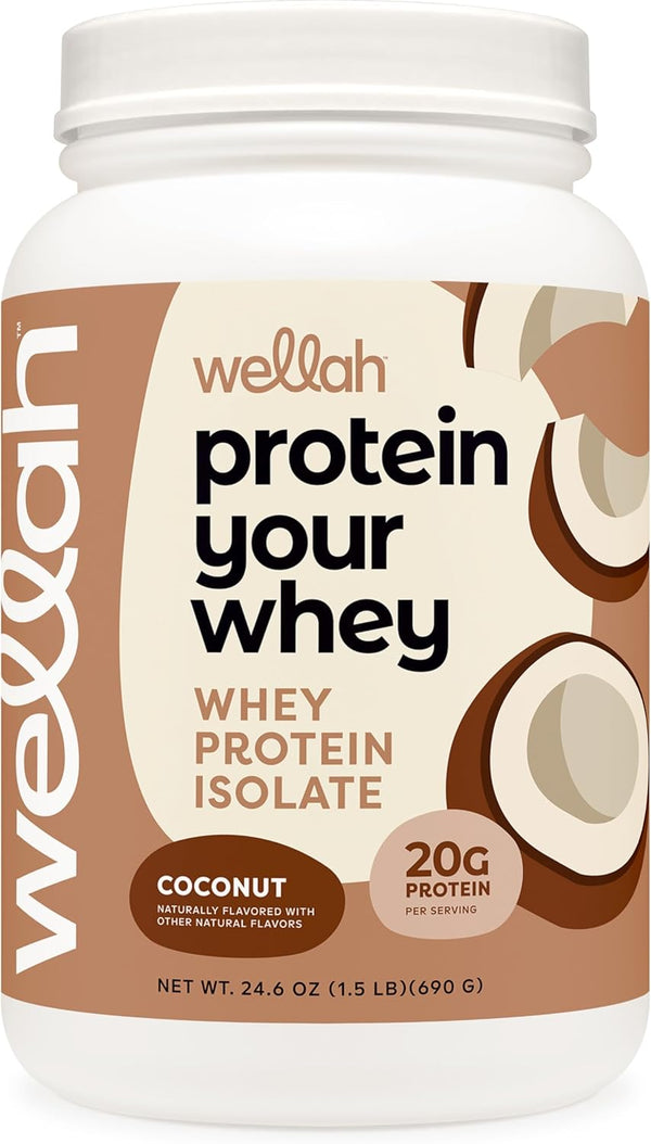 Protein Your Whey, 30 Servings, Coconut Flavored, Whey Protein Isolate