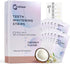 Coconut Whitening Strips, 18 Treatments, Enamel Safe Non-Slip Whitening Kit for Sensitive Teeth