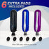 Solvio 3Pcs 6-Piece Commutes Portable Microfiber Eyeglass Cleaner | Included Replacement Pads | Easy & Effortless Clean