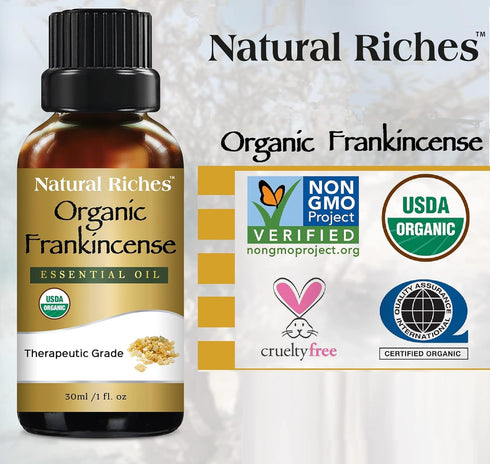 Frankincense Essential Oil - 100% Pure for Aromatherapy and Skin Care