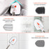 Floor Scrub Brush 3 in 1 - Tub Tile Floor Scrubber with 52 inch Long Handle, Detachable Replacement Brush Heads