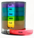 Weekly Pill Organizer (Twice-A-Day), Portable 7 Day Pill Box Case with Stackable AM/PM Compartments for Vitamins,