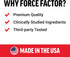 FORCE FACTOR Apigenin Supplement, 60 Capsules, 50mg, Relaxation and Stress Support, Powerful Bioflavonoid and