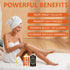 Set (8 Oz) Pjordo Anti Cellulite Massage Oil & Hot Cream with Massager, Natural Cellulite Remover, Oil & Massager