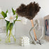 16 Inch Ostrich Duster, 2PCS Fluffy Natural Feather Dusters with Wooden Handle for Home and Car Cleaning