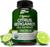 NutriFlair Organic Citrus Bergamot 1400mg, 120 Capsules - Natural Heart Health Supplements, Non-GMO