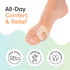 Pack 24 1/8 ZenToes U-Shaped Felt Callus Pads | Protect Calluses from Rubbing on Shoes | Reduce Foot and Heel Pain |