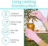 Vive Pink Arthritis Hand Compression Gloves - Comfortable Fit for Men and Women, Open Finger for Pain Relief
