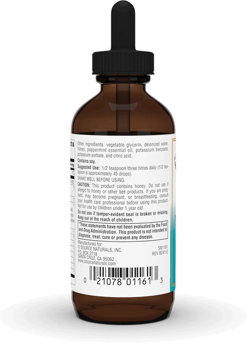 Immune 2 OZ Source Naturals Wellness Herbal Resistance Liquid with Echinacea, Coptis, and Yin Chiao, Support* - Alcohol
