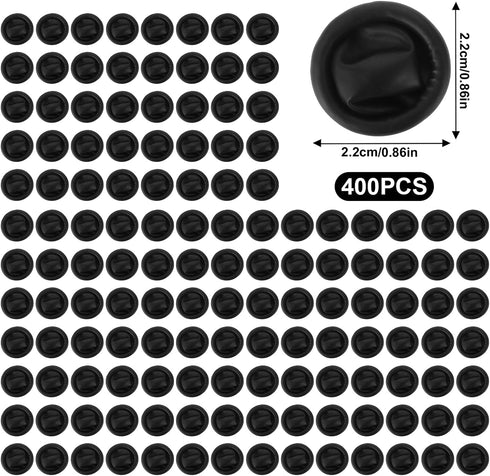 Hariendny 400 Pcs Black Finger Cots Large Finger Condoms Rubber Fingers Tip Covers Gloves Protectors Fingers Sleeve