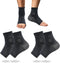 2 Pairs Neuropathy Socks for Women & Men, Ankle Brace for Peripheral Neuropathy & Plantar Fasciitis