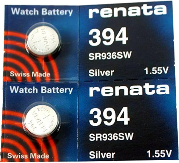 #394 Renata Watch Batteries, 2 Pcs