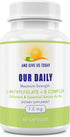 Our Daily Vites L-Methylfolate B Complex with Essential Amino Acids (7.5mg) - 60 Count, Active Folate & Methylated B12