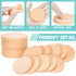 MotBach 100 PCS Nude Round Makeup Sponge, Cosmetic Foam Pad for Eye and Facial Powder Blender