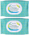 Epielle Personal Cleansing Wipes | Natural Ingredients | Flushable Wet Wipes | Travel Size, Daily Use | 2 Pack | Korean Skincare