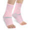 NuCamper Ankle Brace Compression Sleeve for Plantar Fasciitis Relief,Open Toe Compression Socks