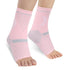 NuCamper Ankle Brace Compression Sleeve for Plantar Fasciitis Relief,Open Toe Compression Socks