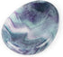 Artistone Rainbow Fluorite Crystal Chakra Thumb Worry Stone, Teardrop Reiki Healing Stone for Anxiety Stress Relief