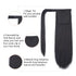 SEIKEA Clip in Ponytail Extension Wrap Around Straight Hair for Women (16'', Black)